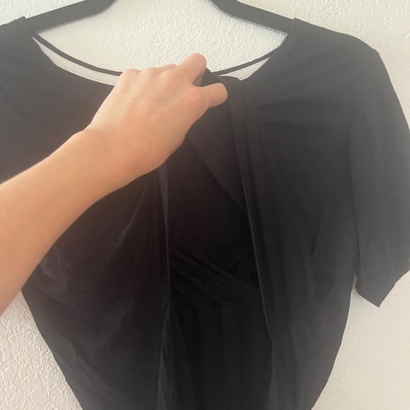 Set of 3 Maternity Nursing t-shirts Black, Blush, Gray - Picture 4 of 10